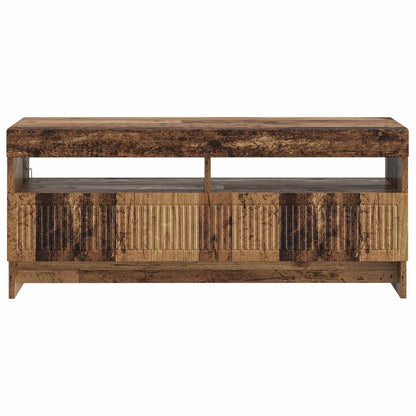 LED tv-meubel Oud hout Bewerkt hout