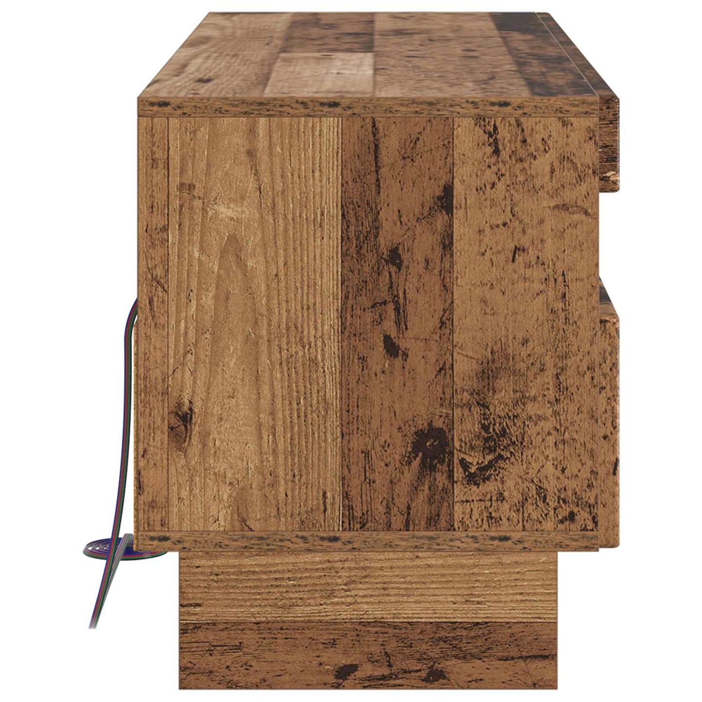 LED tv-meubel Oud hout Bewerkt hout