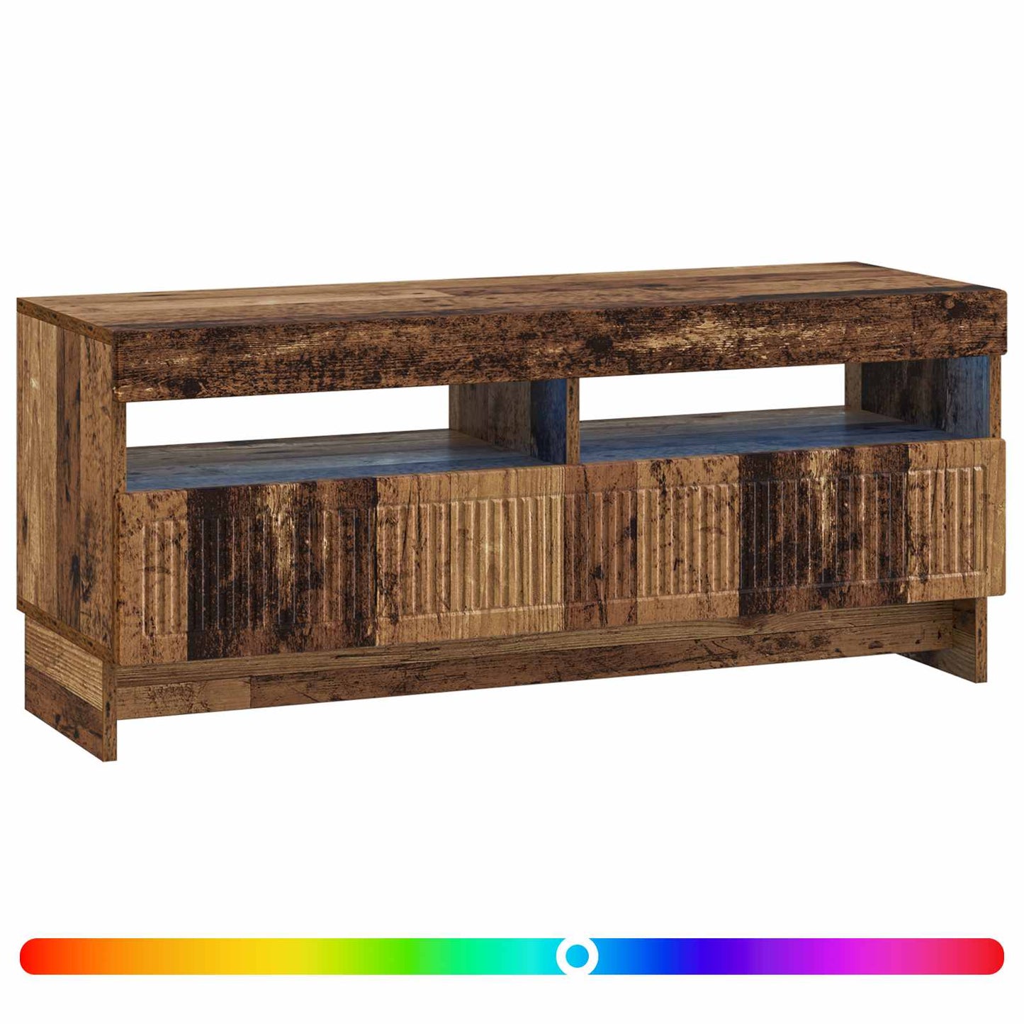 LED tv-meubel Oud hout Bewerkt hout