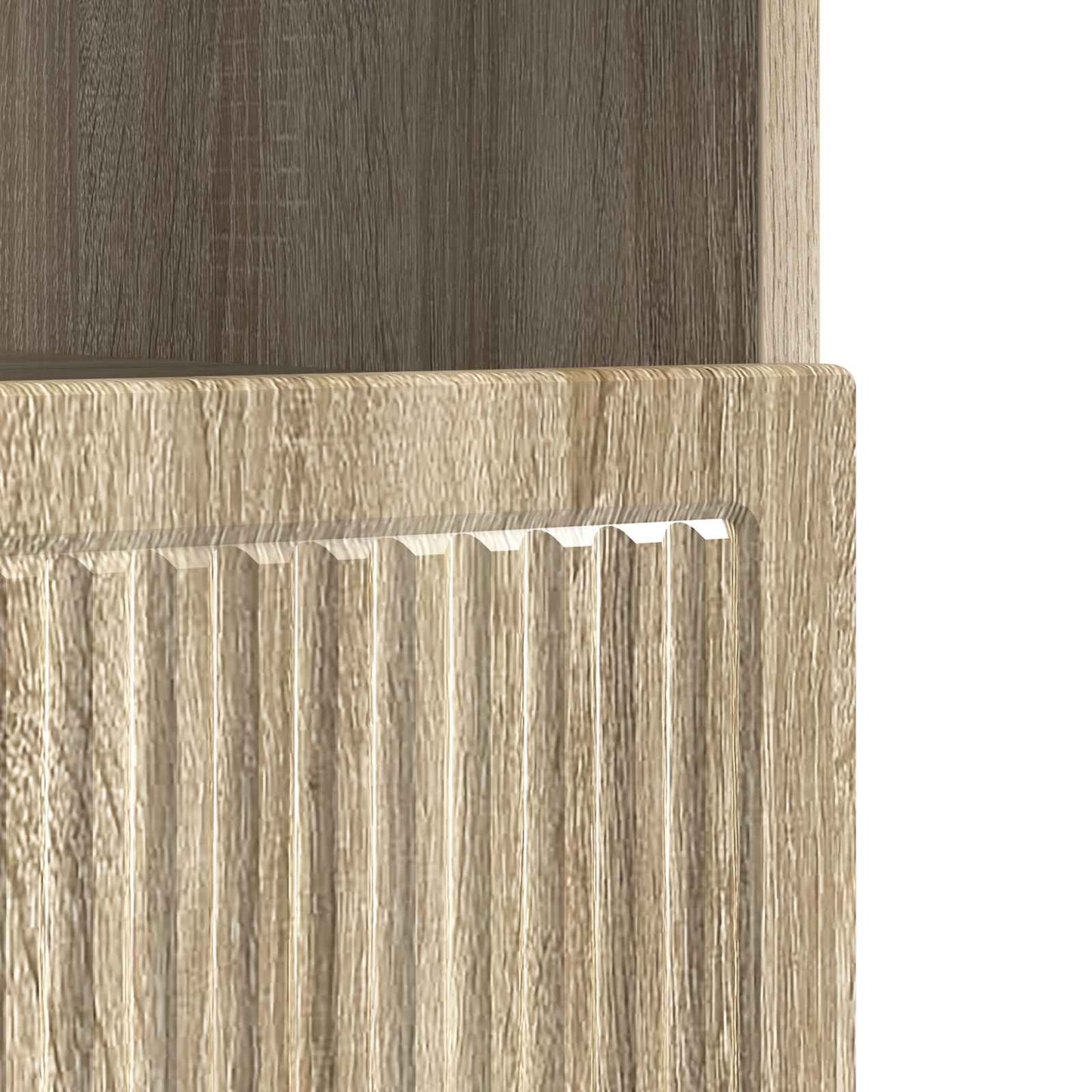 LED tv-meubel Sonoma Eiken Bewerkt hout