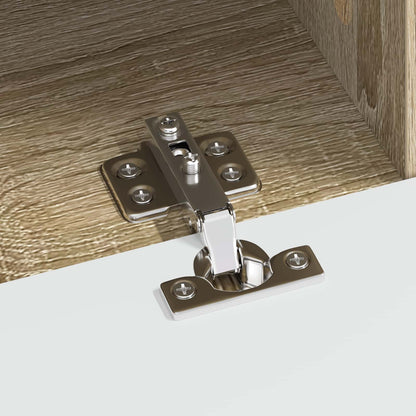 LED tv-meubel Sonoma Eiken Bewerkt hout