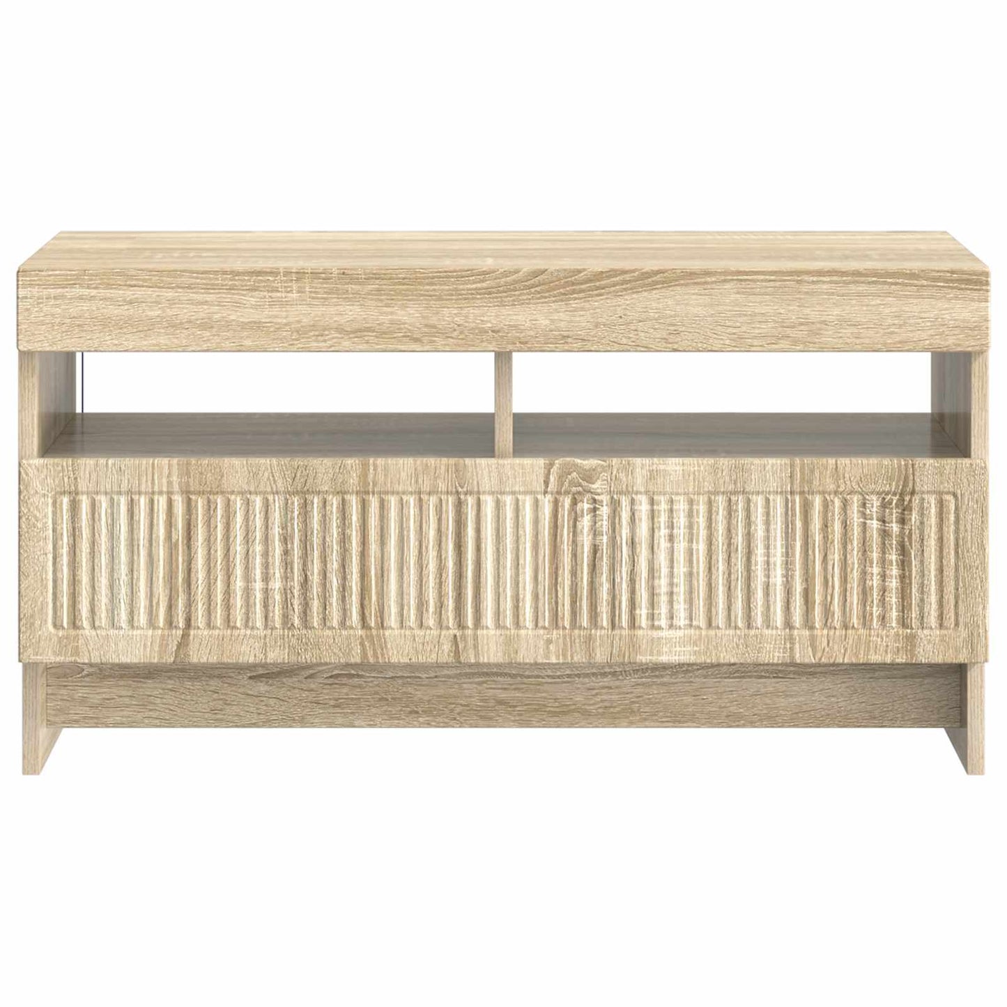 LED tv-meubel Sonoma Eiken Bewerkt hout