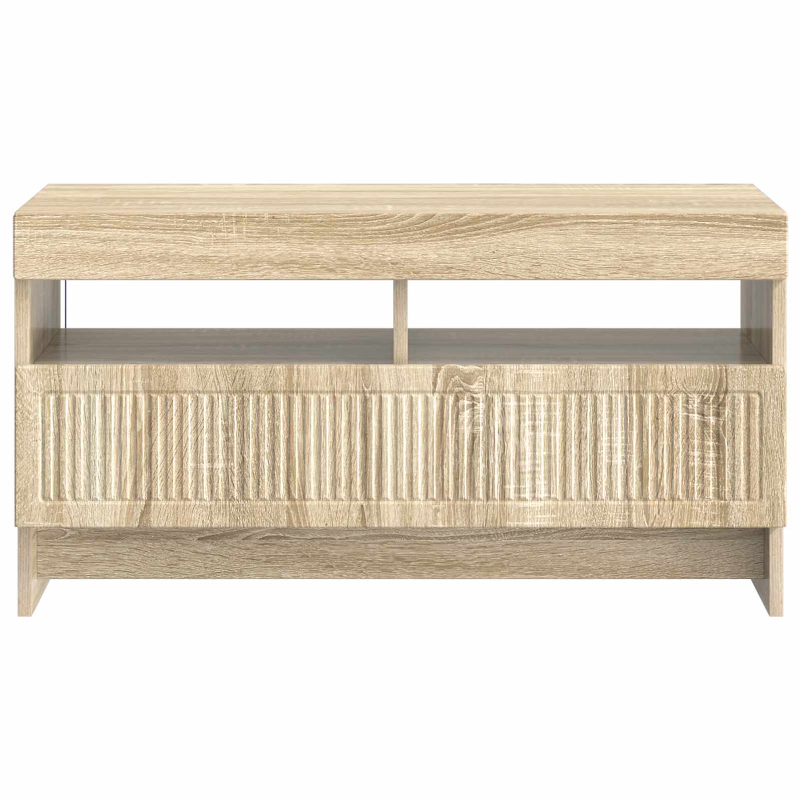 LED tv-meubel Sonoma Eiken Bewerkt hout