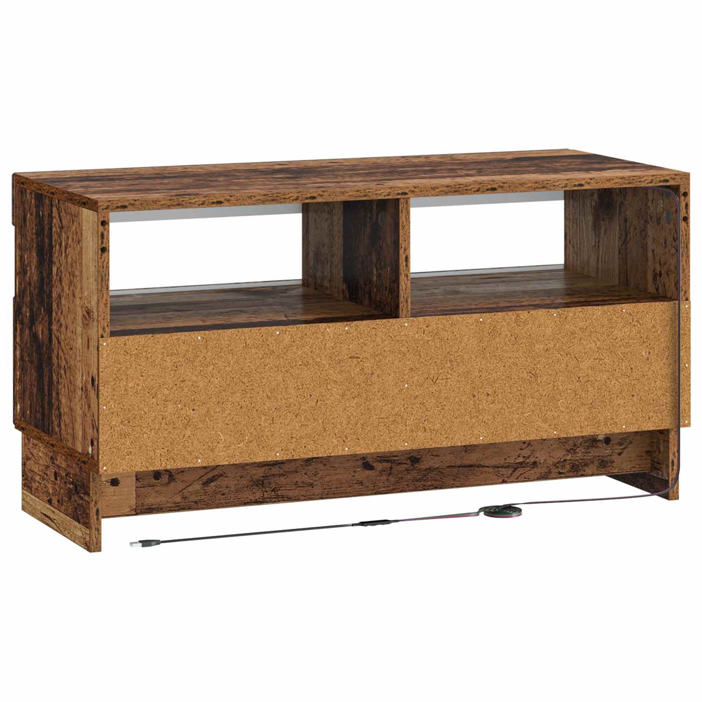 LED tv-meubel Oud hout Bewerkt hout