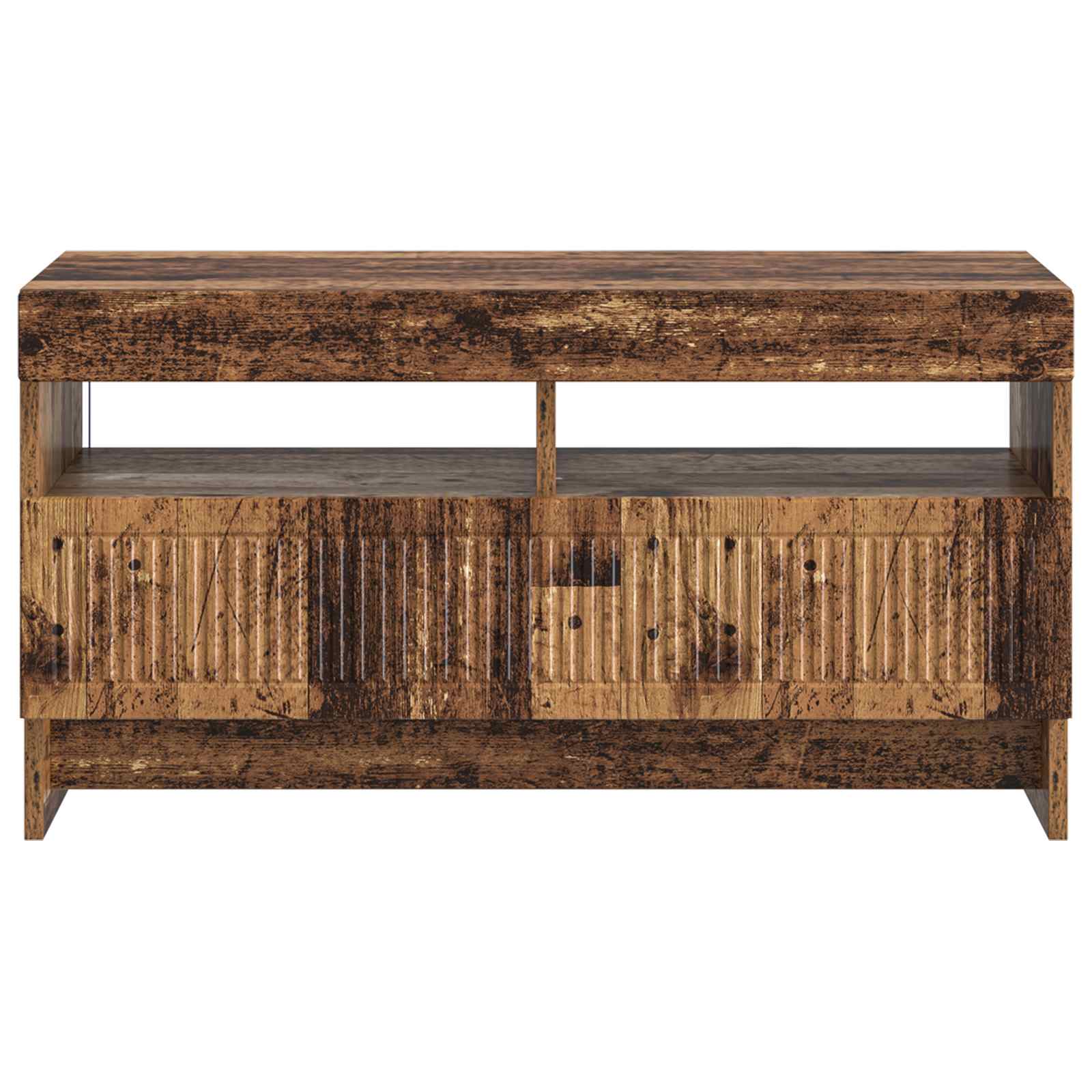 LED tv-meubel Oud hout Bewerkt hout