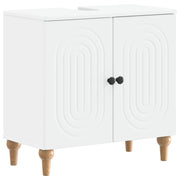 Wastafelkast badkamer 59,5x31,5x59 cm wit