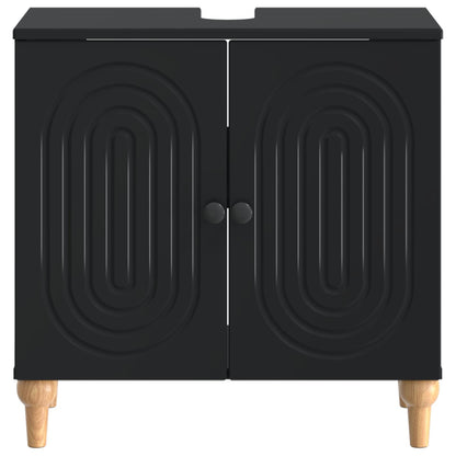 Badkamer wastafelkast ALKMAAR Zwart 59,5 x 31,5 x 59 cm