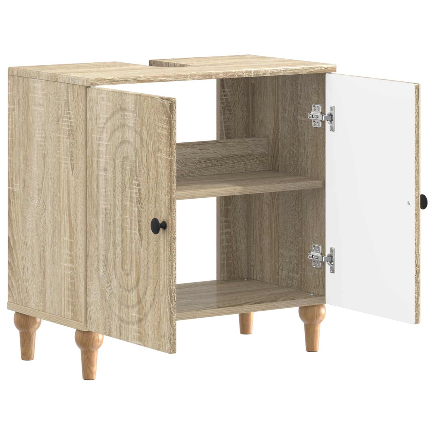 Badkamer wastafelkast ALKMAAR Sonoma Eiken 59,5 x 31,5 x 59 cm