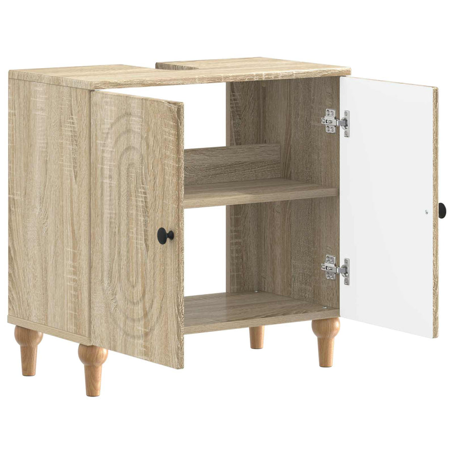 Badkamer wastafelkast ALKMAAR Sonoma Eiken 59,5 x 31,5 x 59 cm