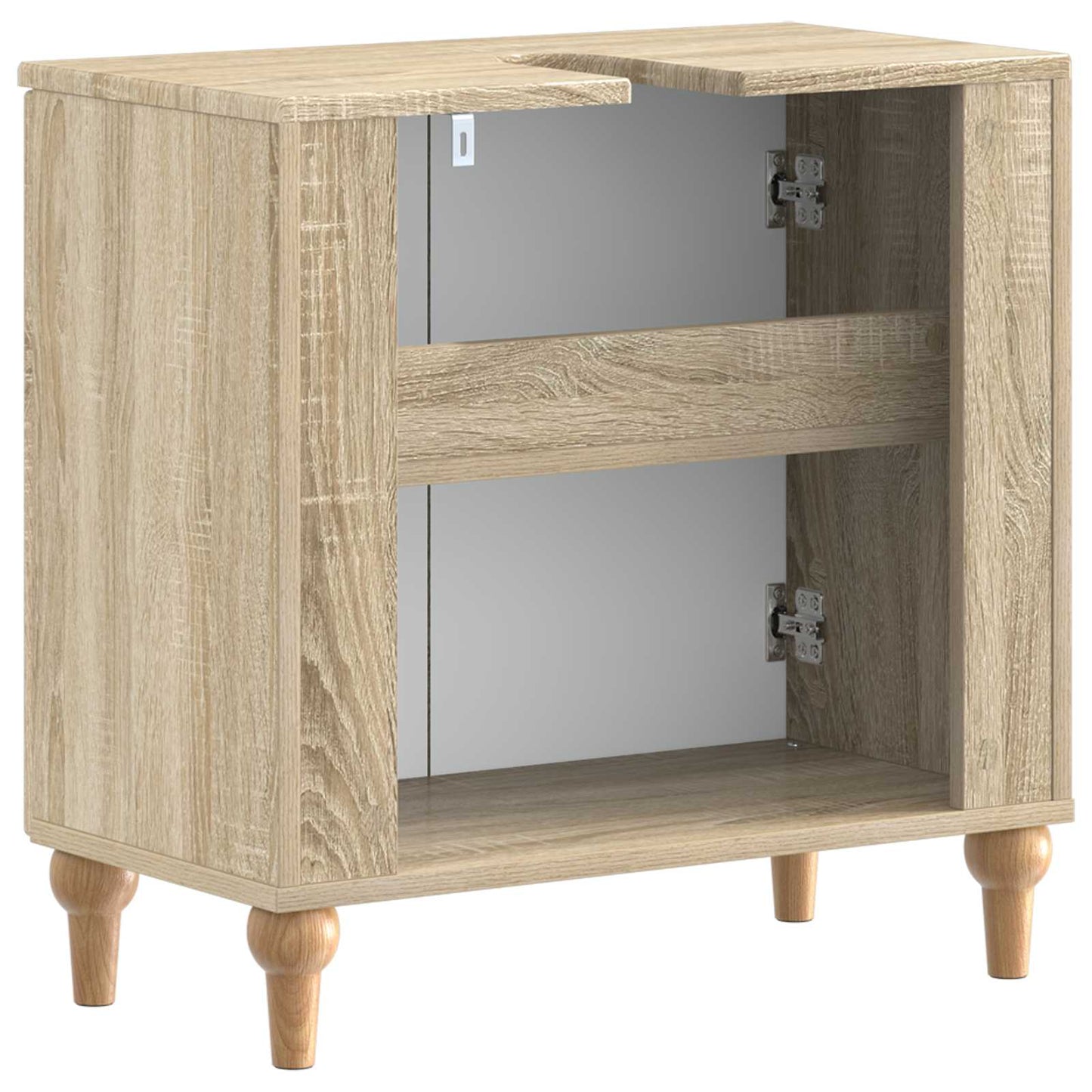Badkamer wastafelkast ALKMAAR Sonoma Eiken 59,5 x 31,5 x 59 cm