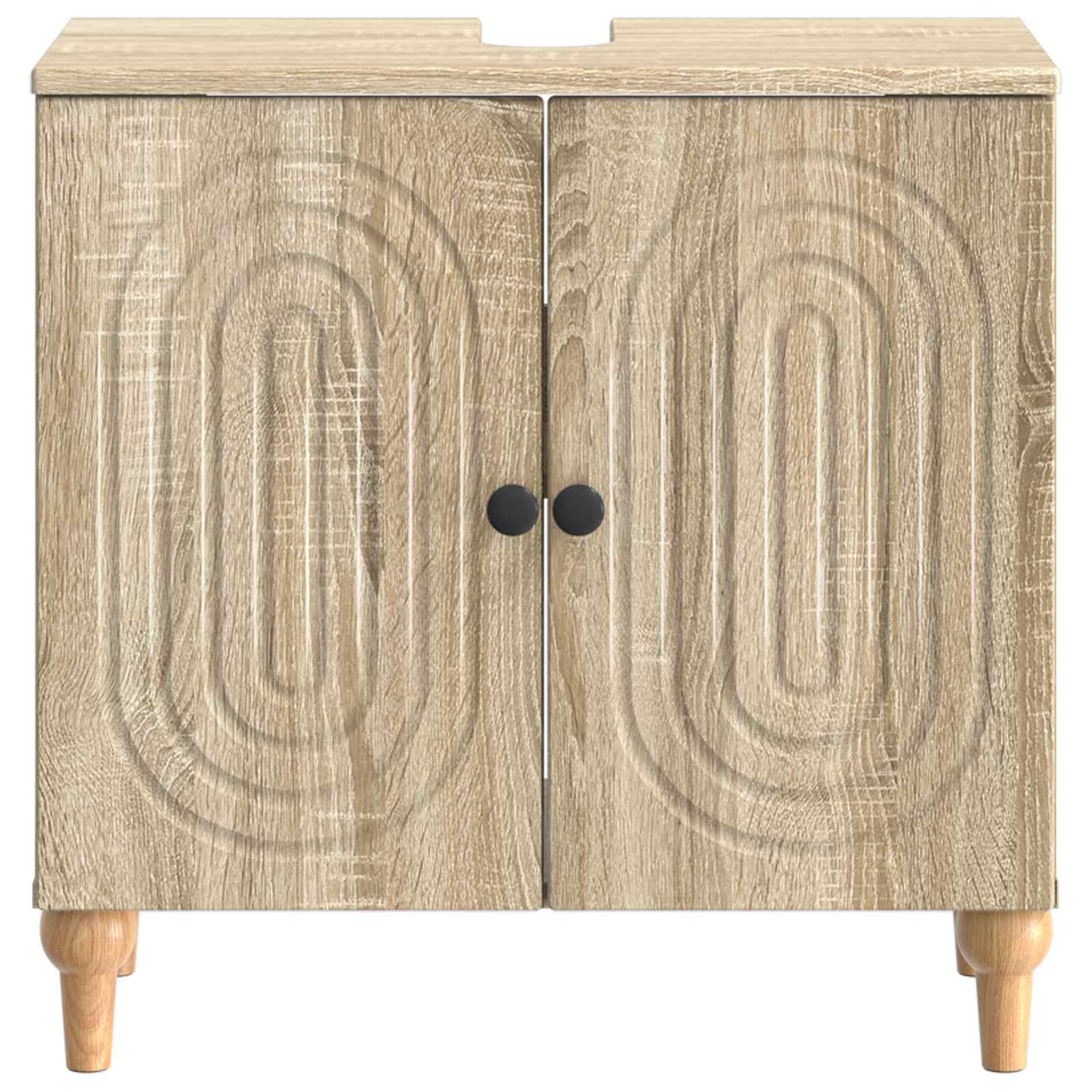 Badkamer wastafelkast ALKMAAR Sonoma Eiken 59,5 x 31,5 x 59 cm