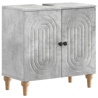 Badkamer wastafelkast ALKMAAR Betongrijs 59,5 x 31,5 x 59 cm