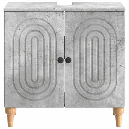 Badkamer wastafelkast ALKMAAR Betongrijs 59,5 x 31,5 x 59 cm
