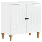 Badkamer wastafelkast ALKMAAR Hoogglans Wit 59,5 x 31,5 x 59 cm