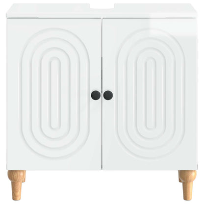 Badkamer wastafelkast ALKMAAR Hoogglans Wit 59,5 x 31,5 x 59 cm