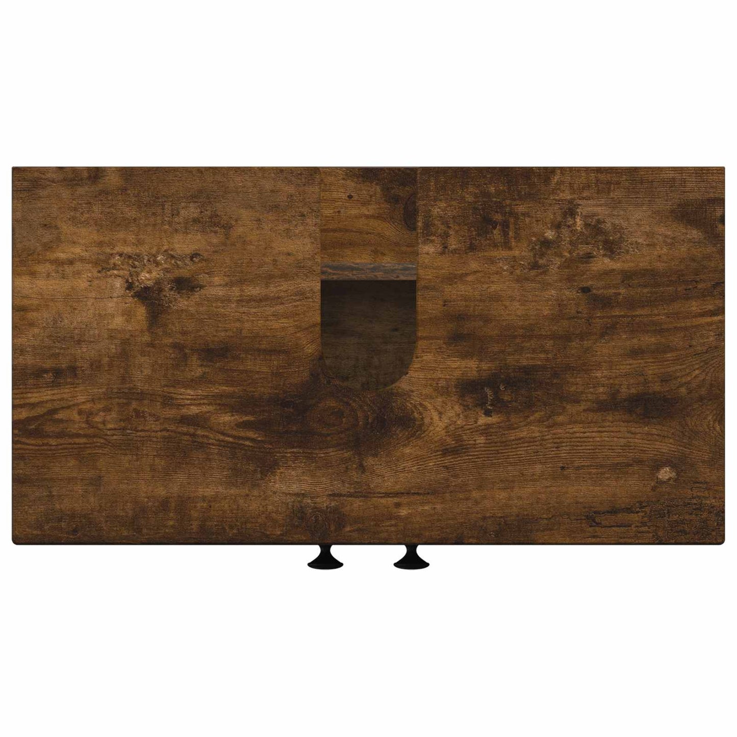Badkamer wastafelkast ALKMAAR Gerookt eiken 59,5 x 31,5 x 59 cm