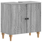 Badkamer wastafelkast ALKMAAR Grijs Sonoma 59,5 x 31,5 x 59 cm