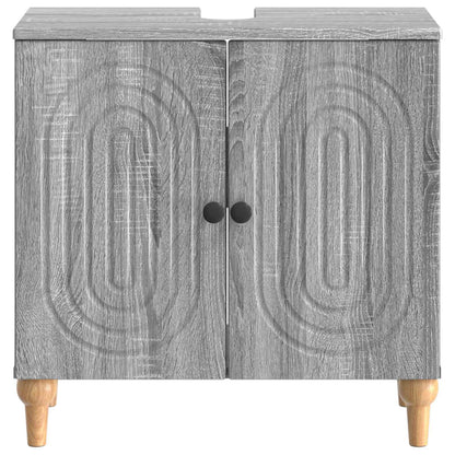 Badkamer wastafelkast ALKMAAR Grijs Sonoma 59,5 x 31,5 x 59 cm