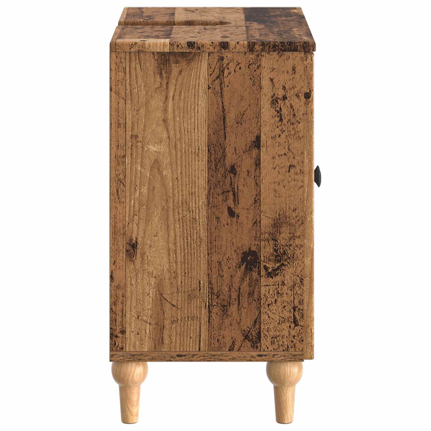 Badkamer wastafelkast ALKMAAR Oud hout 59,5 x 31,5 x 59 cm