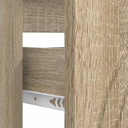 Badkamer wastafelkast ALKMAAR Sonoma Eiken 82 x 41 x 59 cm