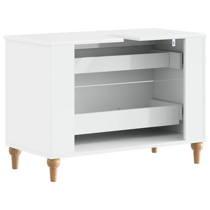 Badkamer wastafelkast ALKMAAR Hoogglans Wit 82 x 41 x 59 cm