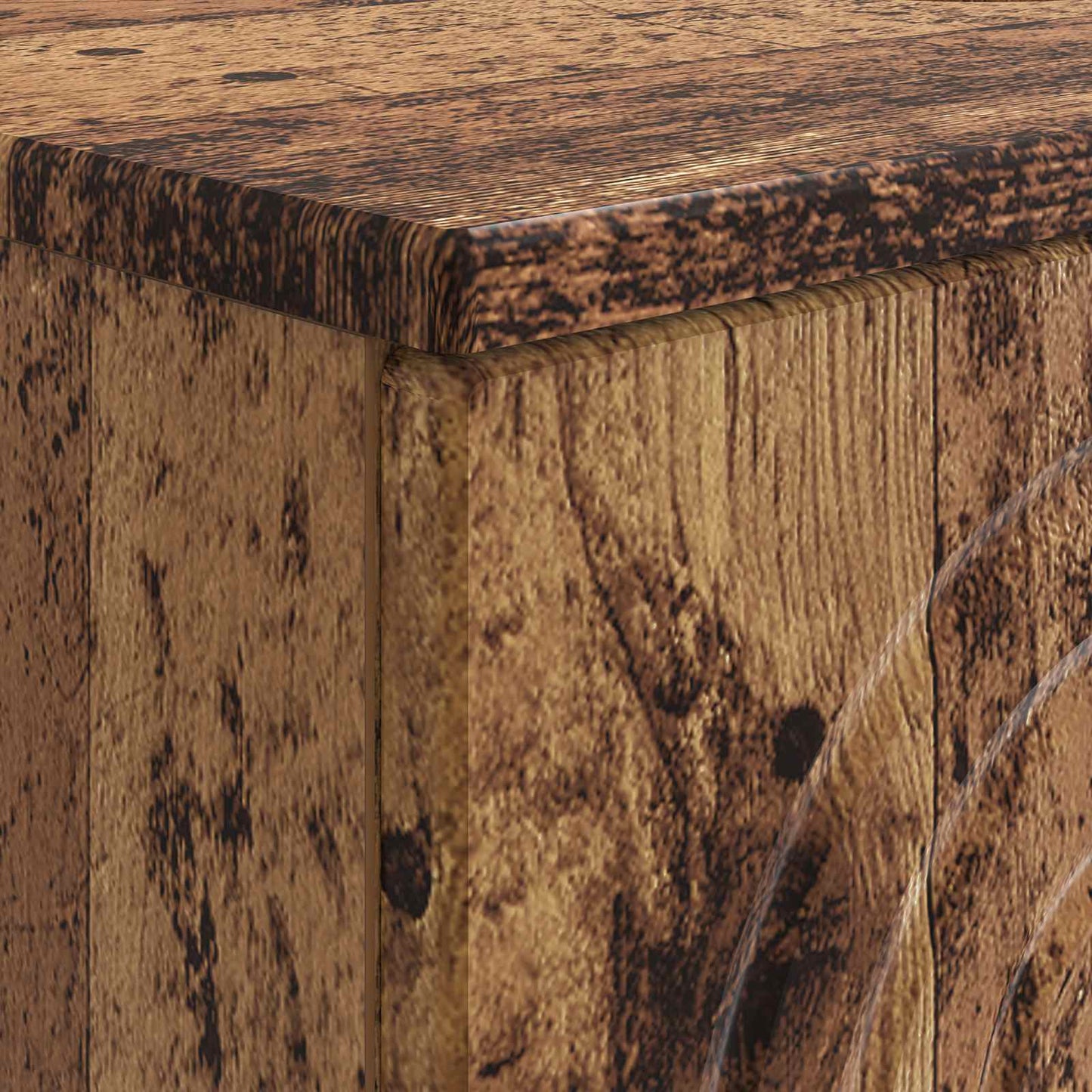 Badkamer wastafelkast ALKMAAR Oud hout 82 x 41 x 59 cm