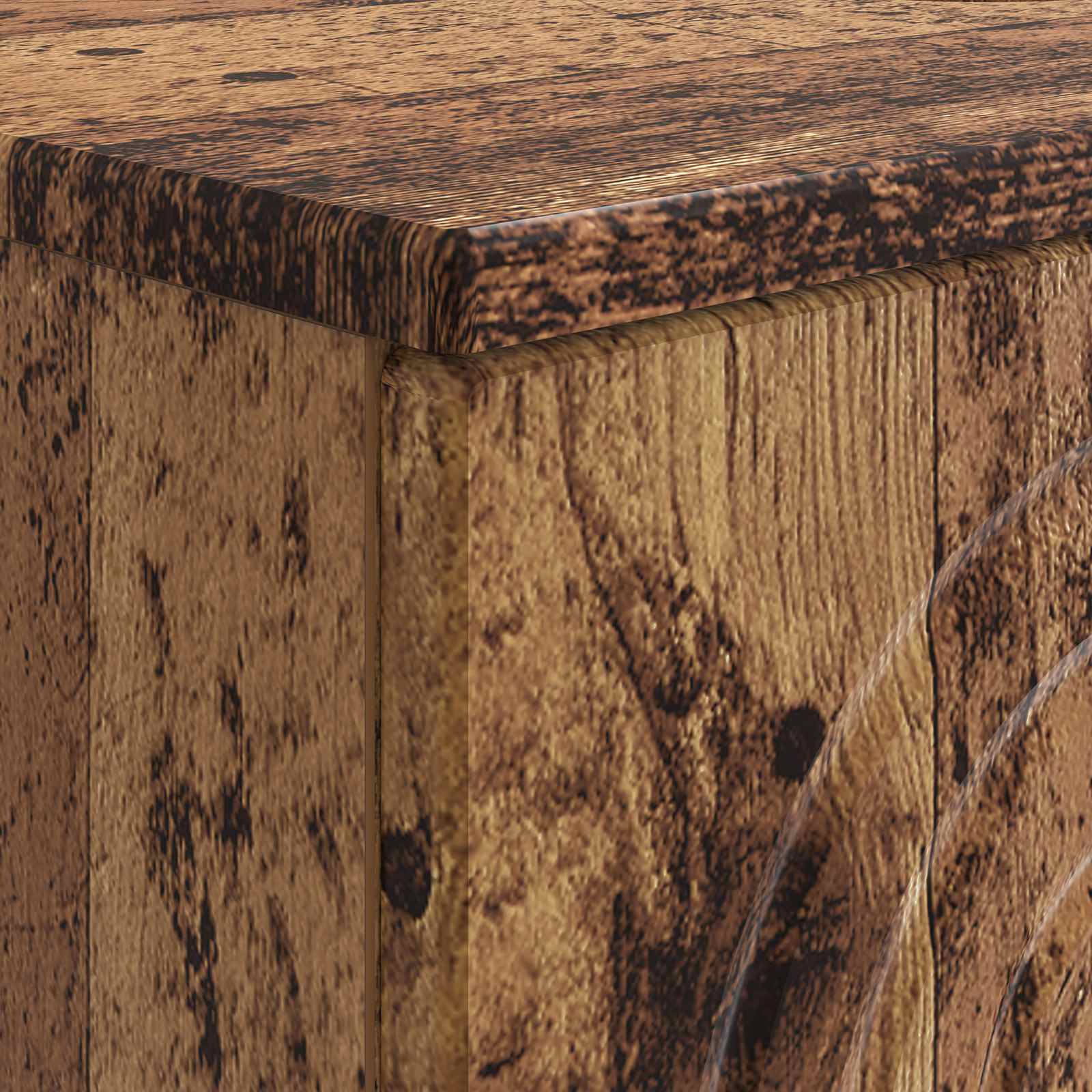 Badkamer wastafelkast ALKMAAR Oud hout 82 x 41 x 59 cm