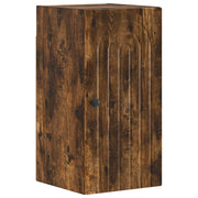 Badkamer wandkast 30x31x59 cm gerookt eiken