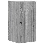 Badkamer wandkast 30x31x59 cm grijs sonoma