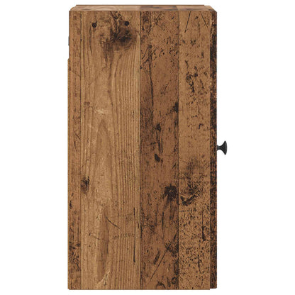 Badkamer wandkast ALKMAAR Oud hout 30 x 31 x 59 cm Bewerkt hout