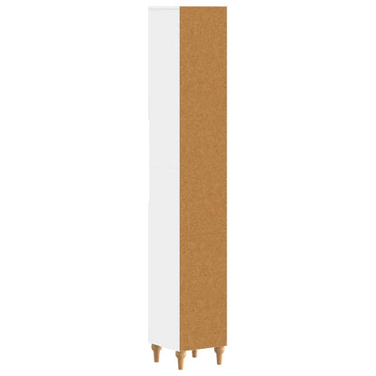 Badkamerkast met Open Plank ALKMAAR Wit 30 x 31 x 190 cm