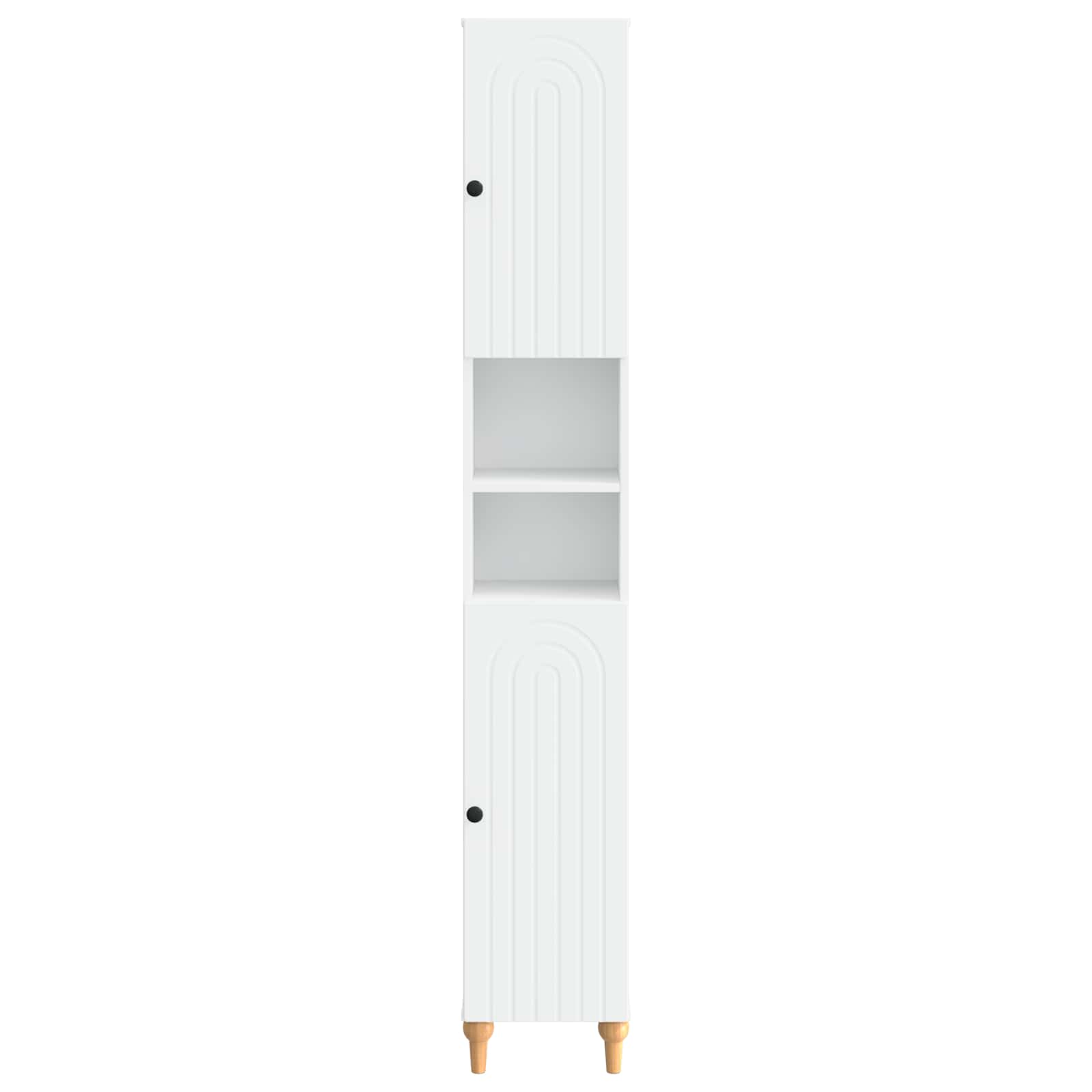 Badkamerkast met Open Plank ALKMAAR Wit 30 x 31 x 190 cm