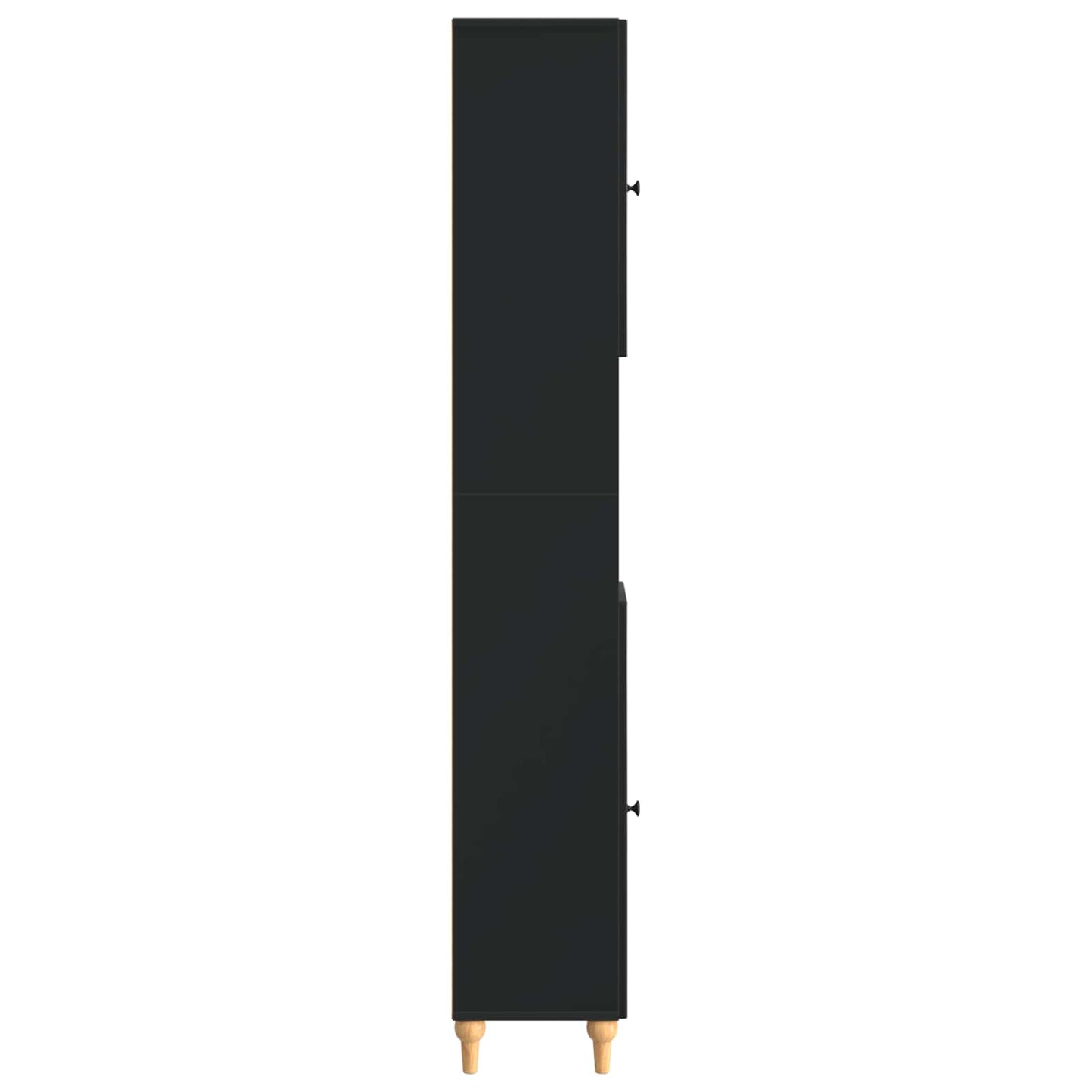 Badkamerkast met Open Plank ALKMAAR Zwart 30 x 31 x 190 cm