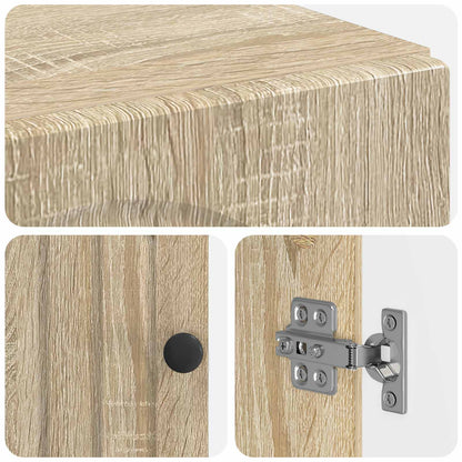 Badkamerkast met Open Plank ALKMAAR Sonoma Eiken