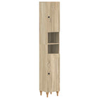 Badkamerkast met Open Plank ALKMAAR Sonoma Eiken