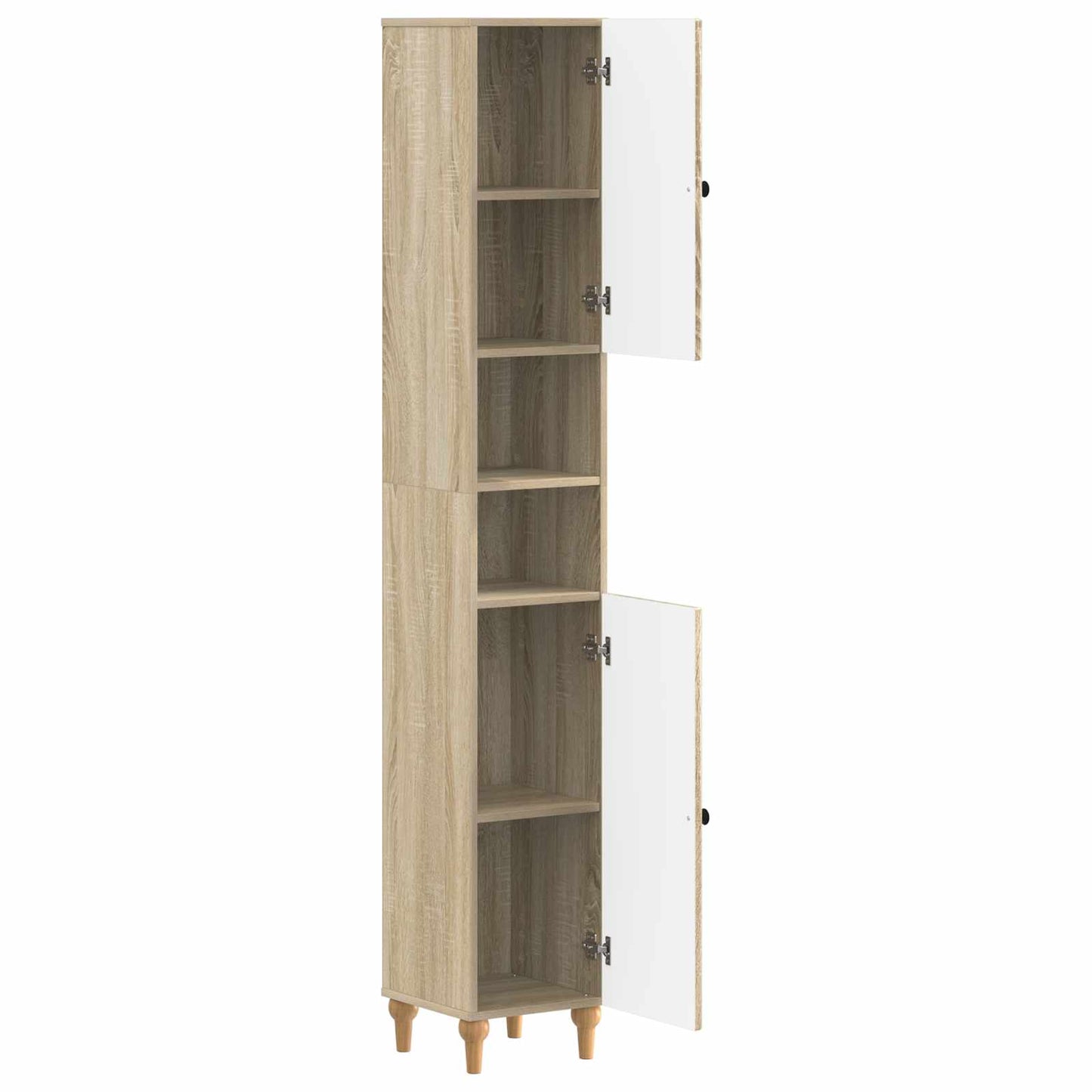 Badkamerkast met Open Plank ALKMAAR Sonoma Eiken
