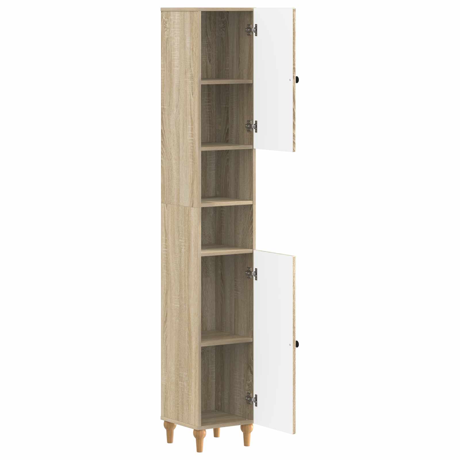 Badkamerkast met Open Plank ALKMAAR Sonoma Eiken