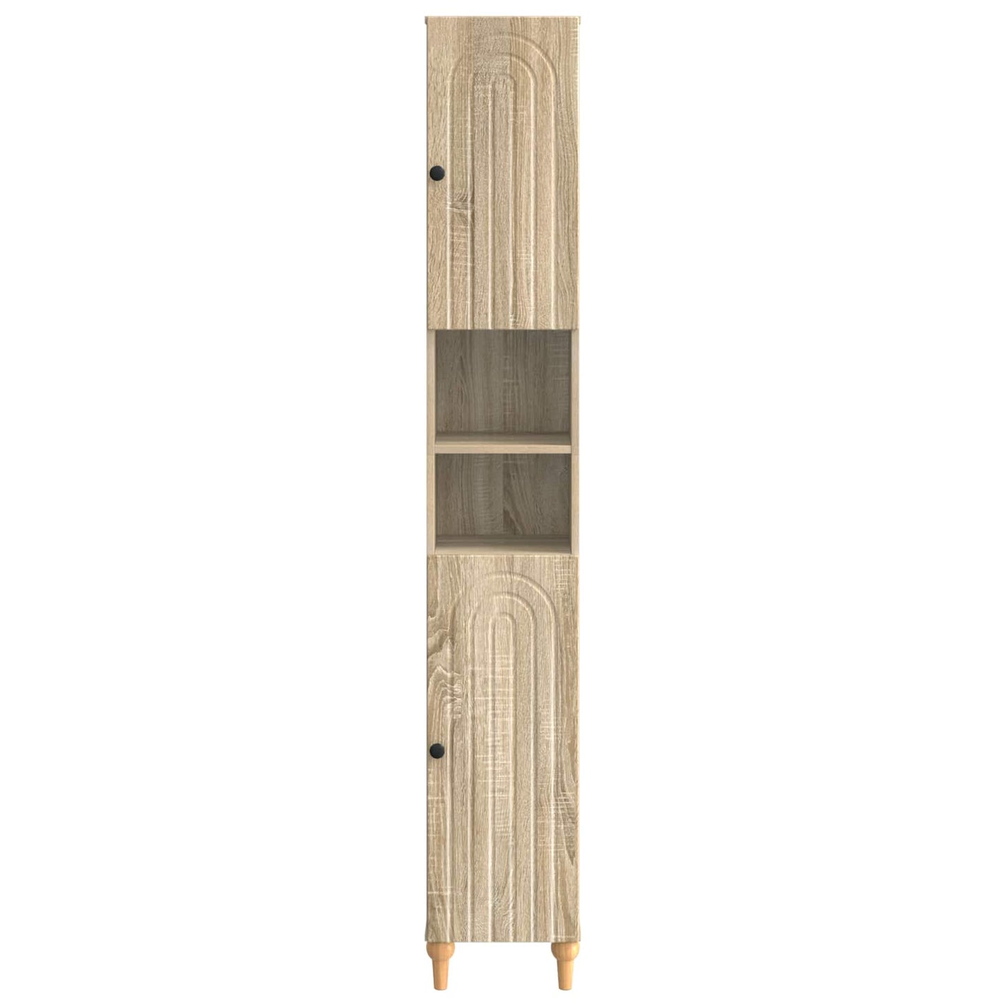 Badkamerkast met Open Plank ALKMAAR Sonoma Eiken