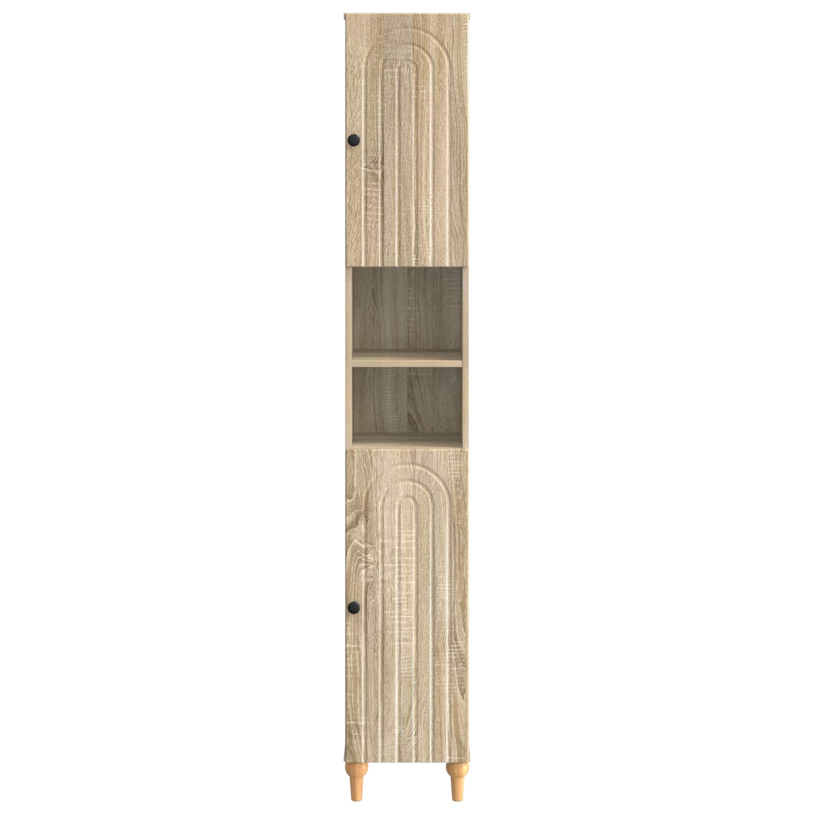 Badkamerkast met Open Plank ALKMAAR Sonoma Eiken