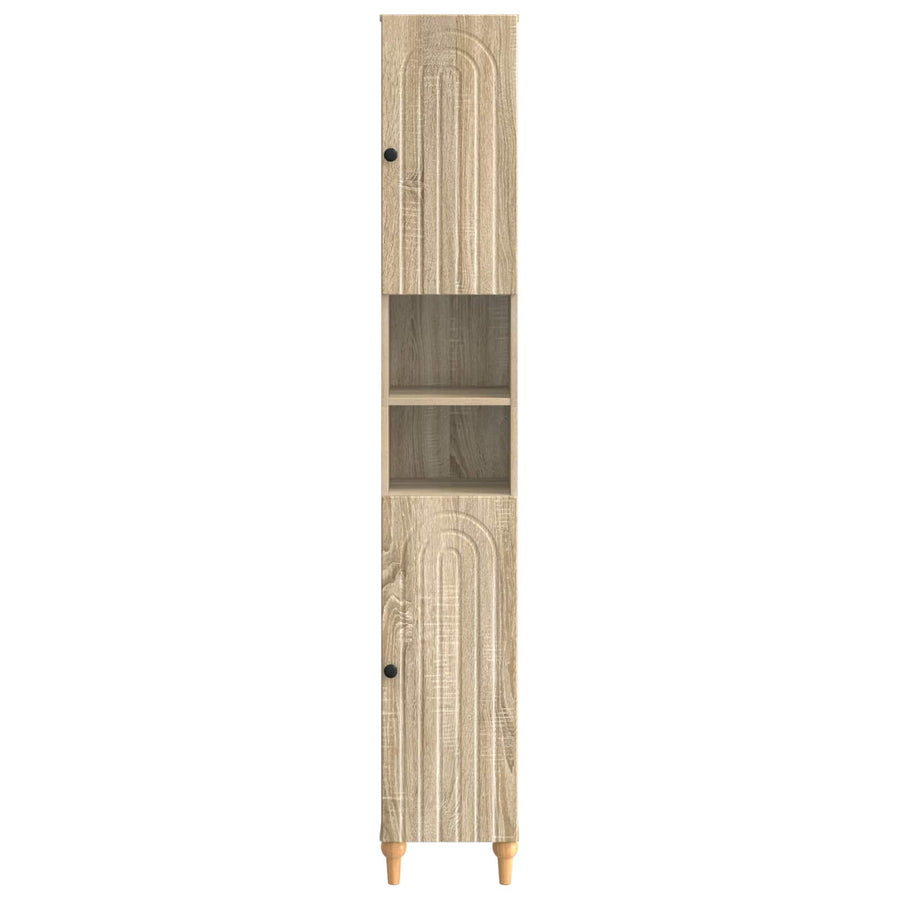 Badkamerkast met Open Plank ALKMAAR Sonoma Eiken