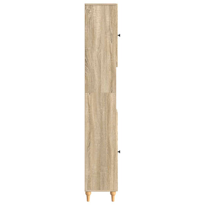 Badkamerkast met Open Plank ALKMAAR Sonoma Eiken