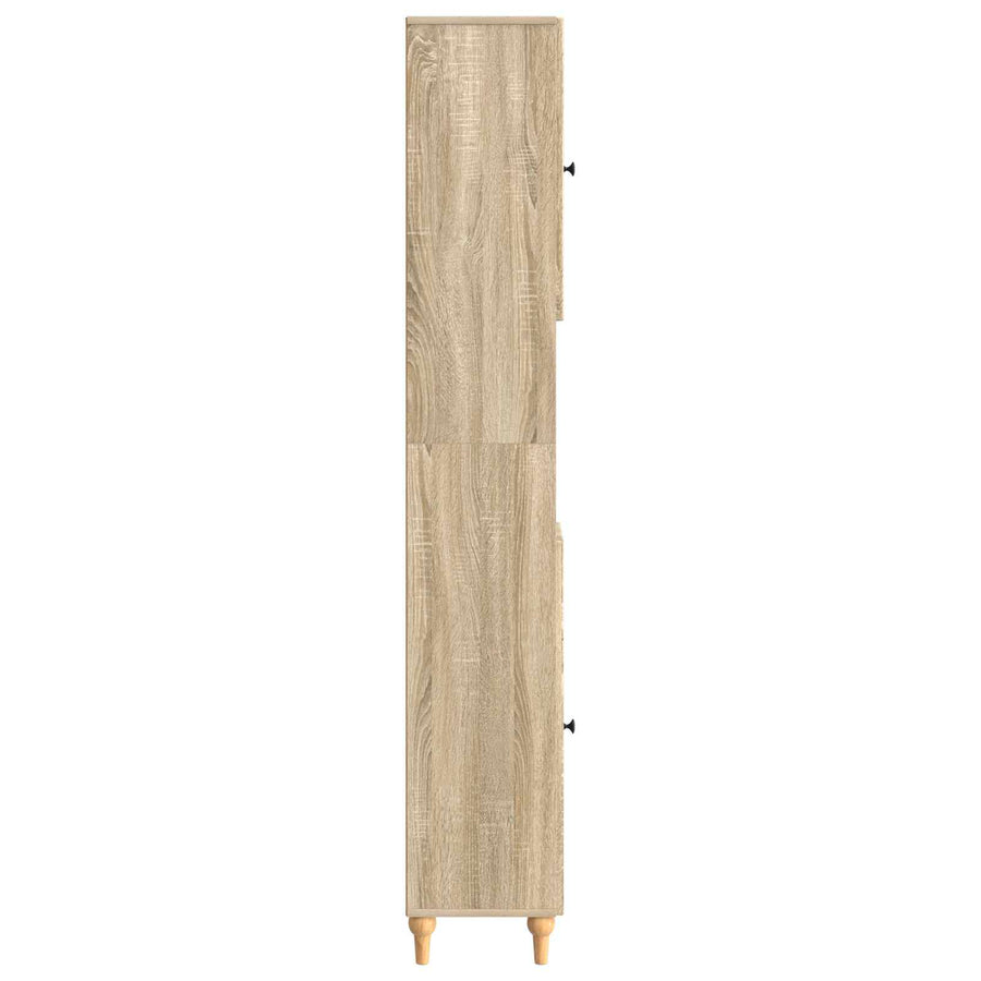 Badkamerkast met Open Plank ALKMAAR Sonoma Eiken