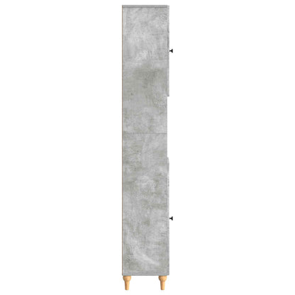 Badkamerkast met Open Plank ALKMAAR Betongrijs 30 x 31 x 190 cm