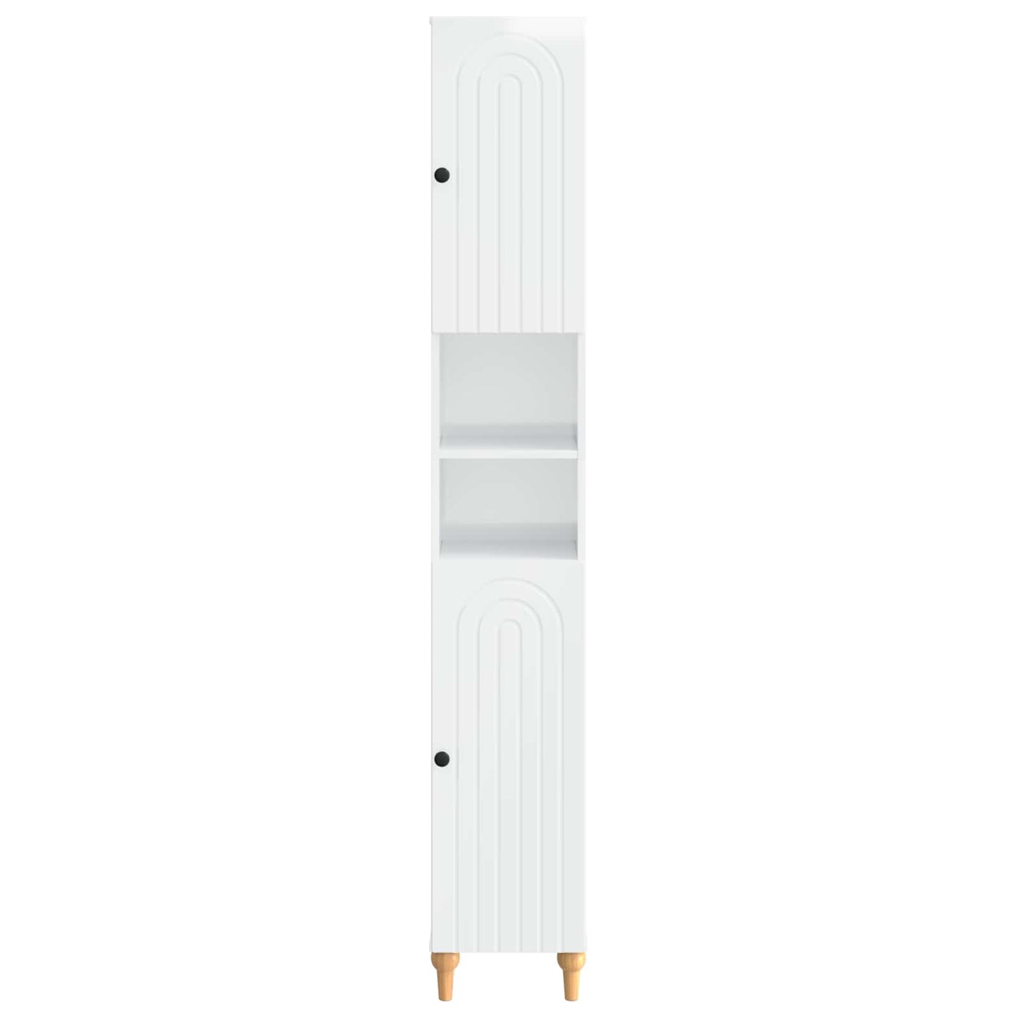 Badkamerkast met Open Plank ALKMAAR Hoogglans Wit