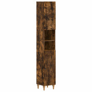 Badkamerkast 30x31x190 cm gerookt eiken