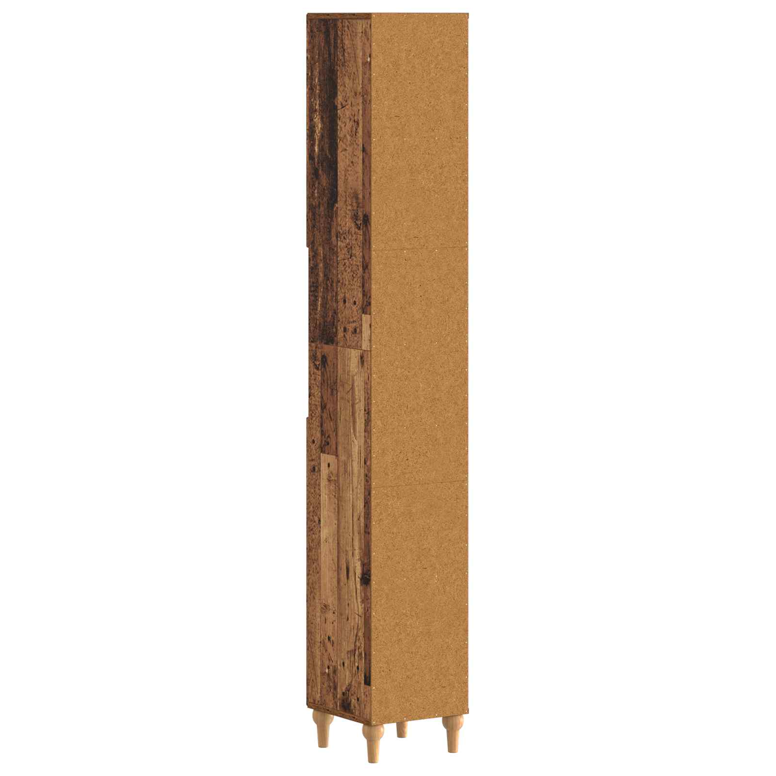 Badkamerkast met Open Plank ALKMAAR Oud hout 30 x 31 x 190 cm
