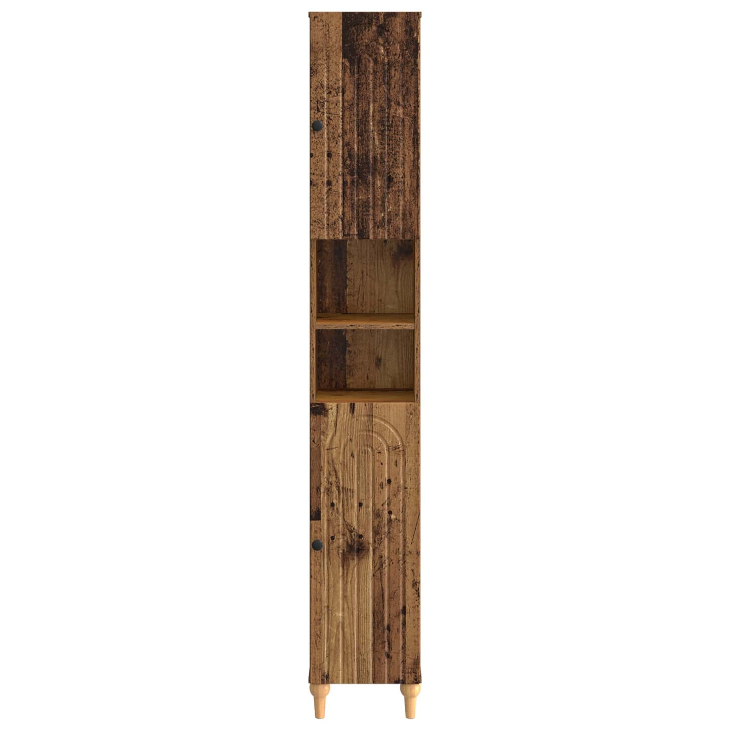 Badkamerkast met Open Plank ALKMAAR Oud hout 30 x 31 x 190 cm