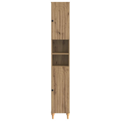 Badkamerkast met Open Plank ALKMAAR Artisanaal eiken