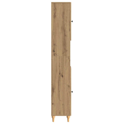 Badkamerkast met Open Plank ALKMAAR Artisanaal eiken