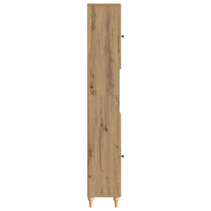 Badkamerkast met Open Plank ALKMAAR Artisanaal eiken
